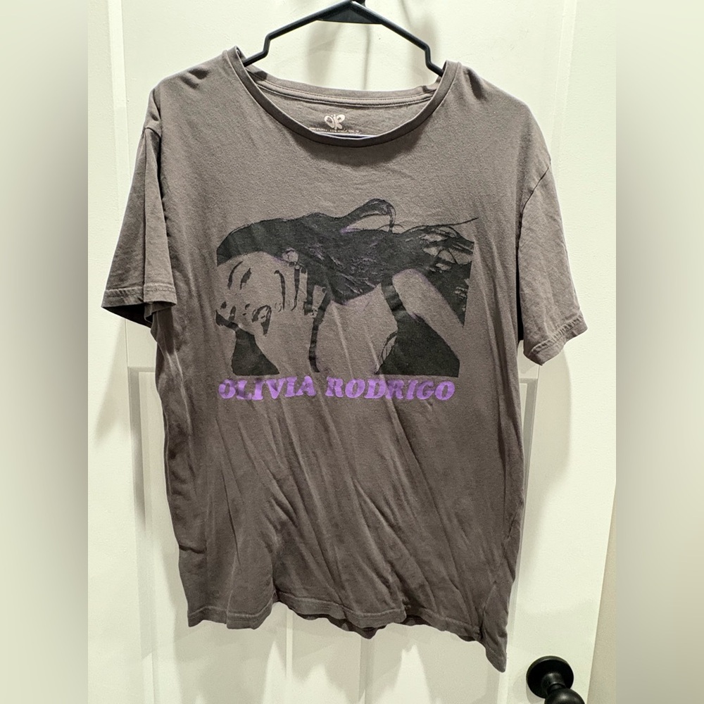 Olivia Rodrigo Charcoal Graphic Tee